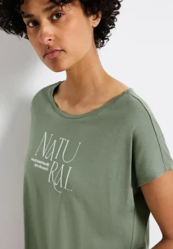 Shirt met glitter tekst