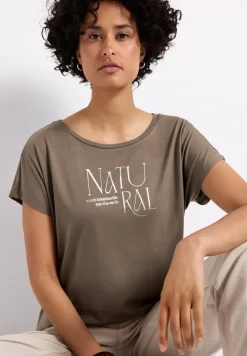 Shirt met glitter tekst
