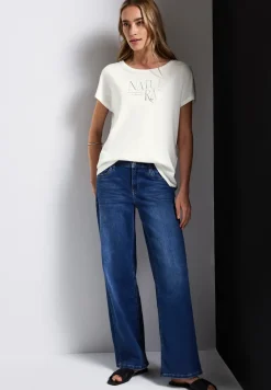 Shirt met glitter tekst