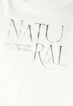 Shirt met glitter tekst