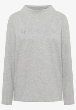 Shirt met glitter tekst