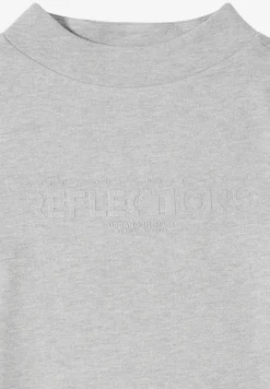 Shirt met glitter tekst