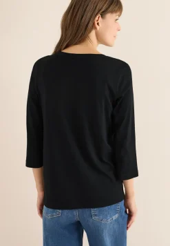 Shirt met glitter tekst