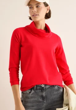 Shirt met grote kraag
