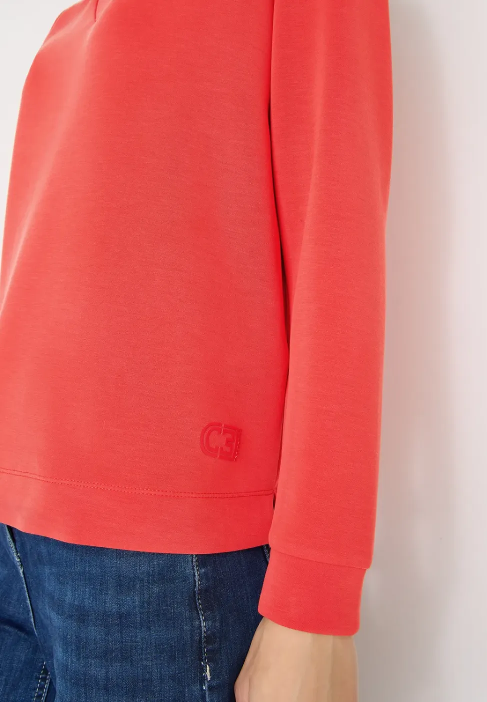 Shirt met grote kraag