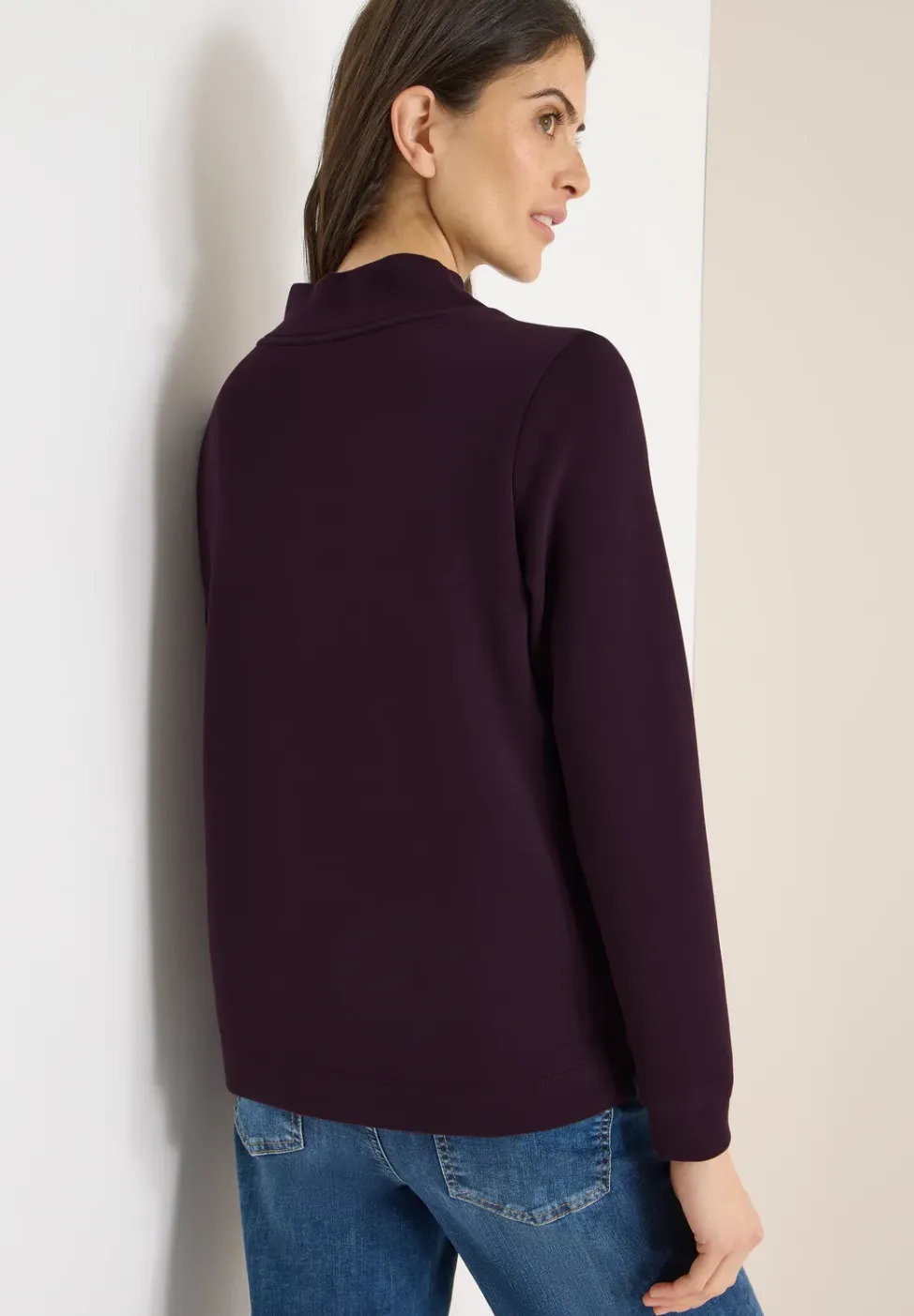 Shirt met grote kraag