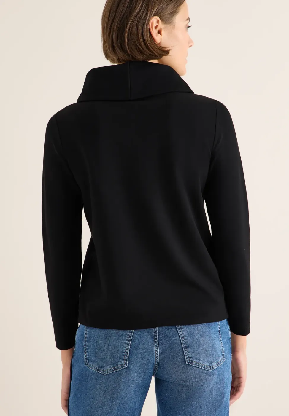 Shirt met grote kraag