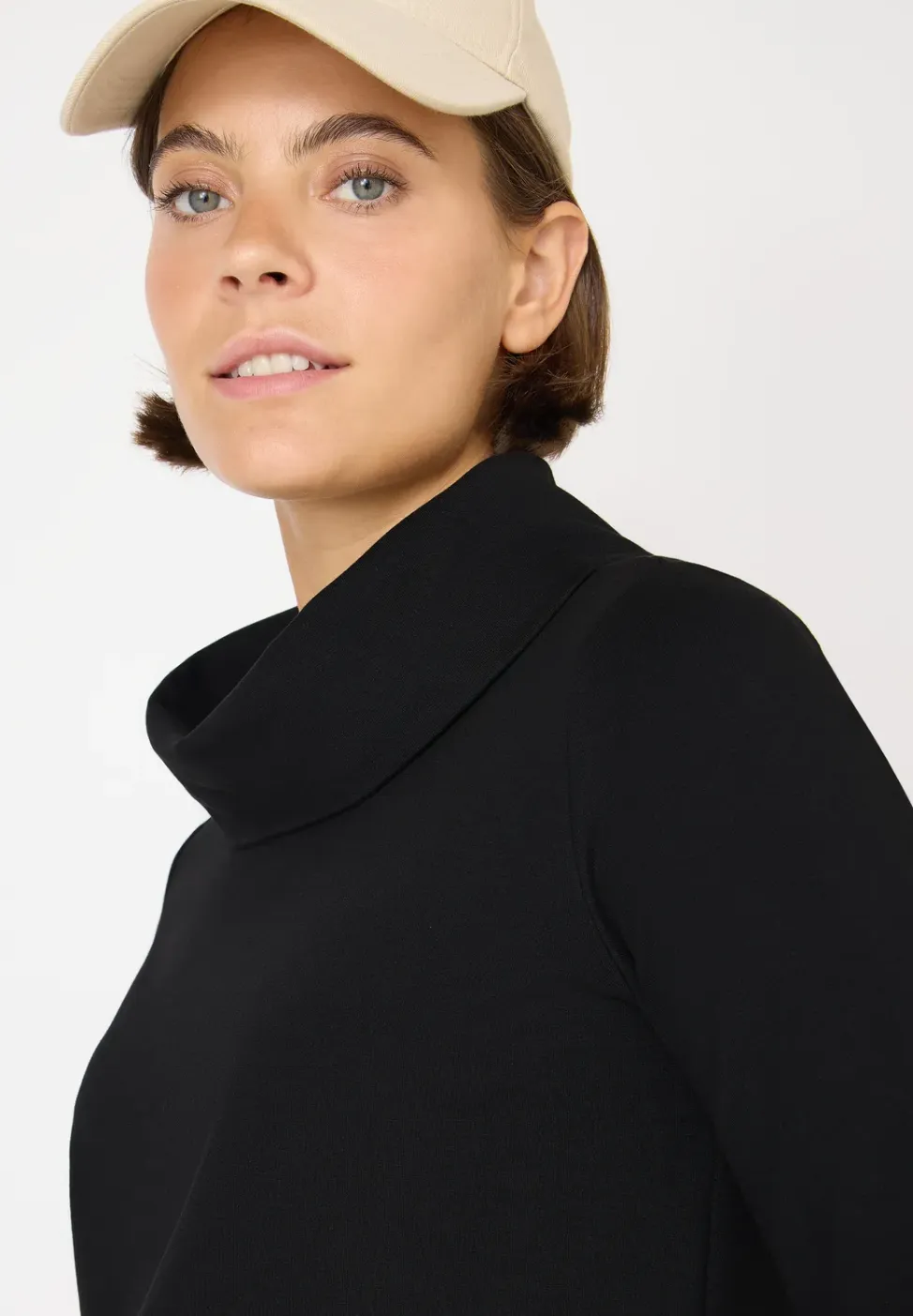 Shirt met grote kraag