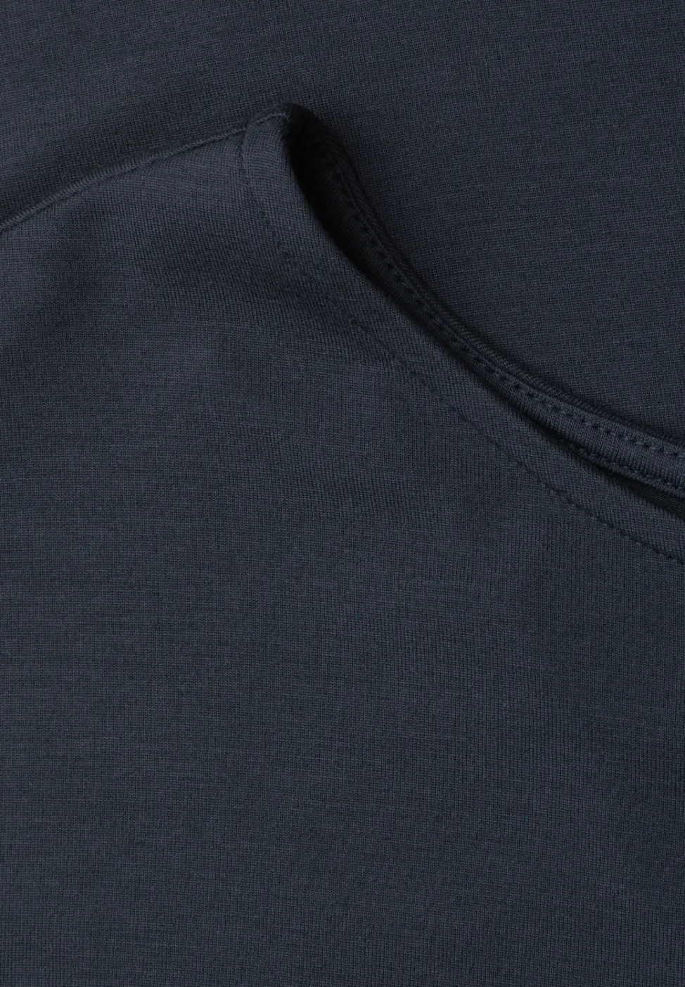 Shirt met hangende schouders en boothals