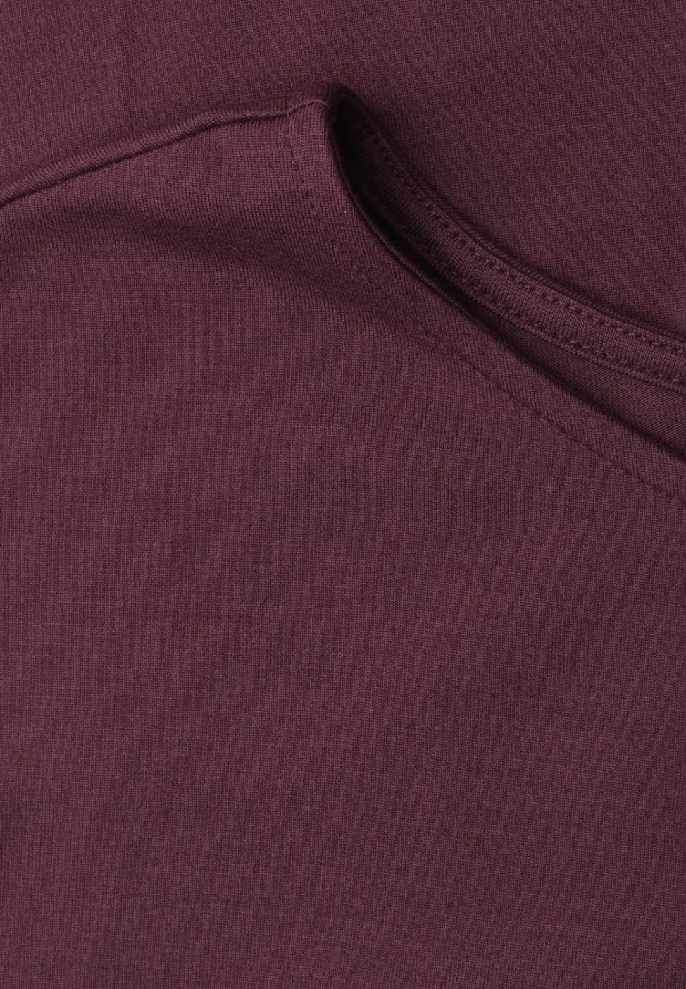 Shirt met hangende schouders en boothals