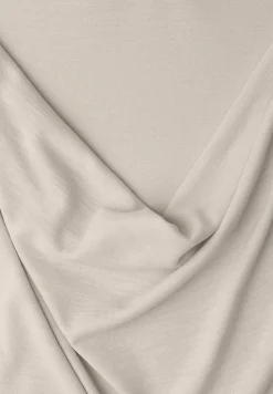 Shirt met hangende schouders en watervalvoorkant