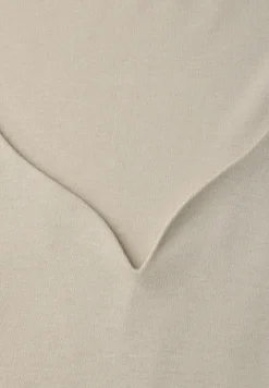 Shirt met hartvormige halslijn