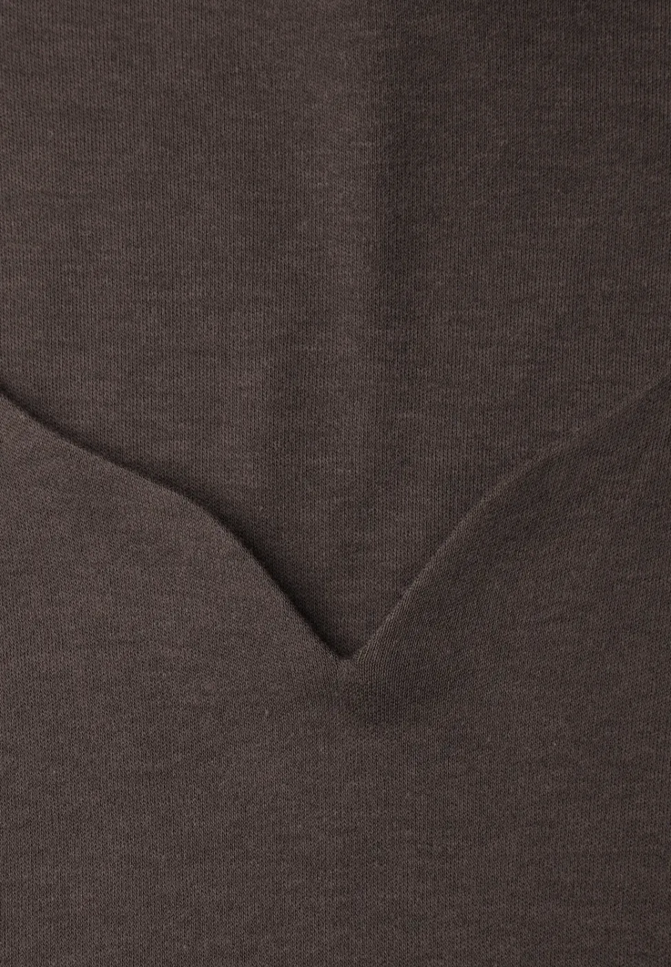 Shirt met hartvormige halslijn