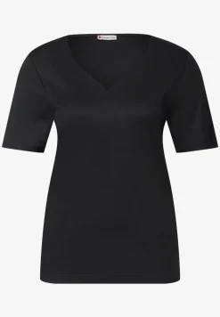 Shirt met hartvormige halslijn