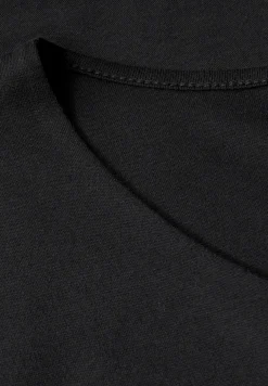 Shirt met hartvormige halslijn