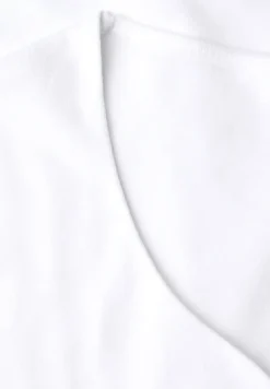 Shirt met hartvormige halslijn