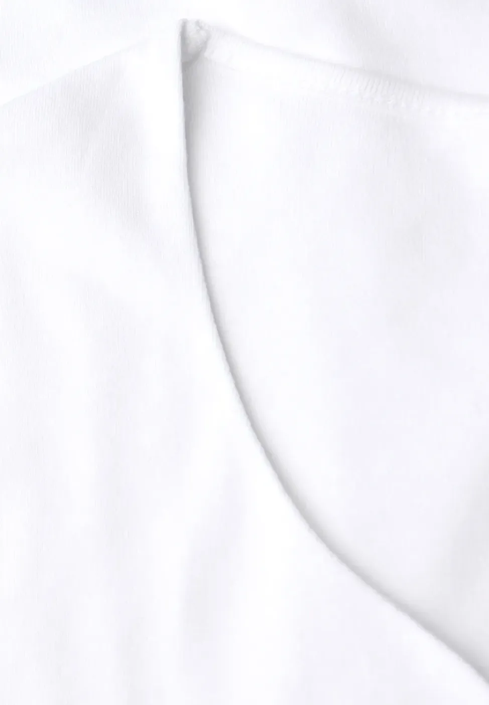 Shirt met hartvormige halslijn