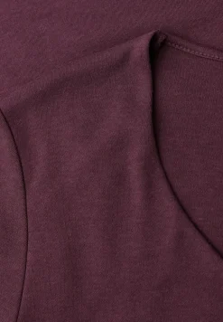 Shirt met hartvormige halslijn