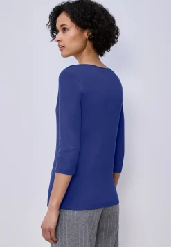 Shirt met hartvormige halslijn