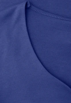Shirt met hartvormige halslijn