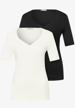 Shirt met hartvormige halslijn in een pak van 2
