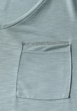 Shirt met juwelendetail