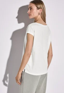 Shirt met kantdetail