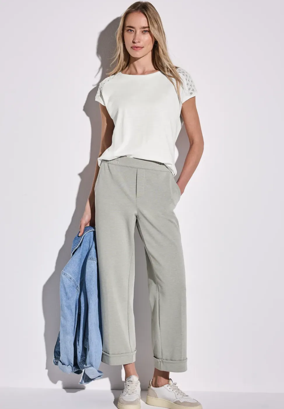 Shirt met kantdetail