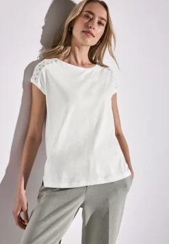 Shirt met kantdetail