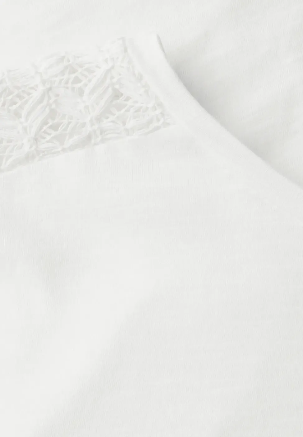 Shirt met kantdetail