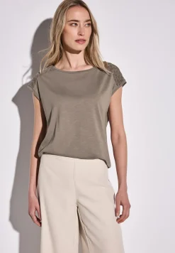 Shirt met kantdetail