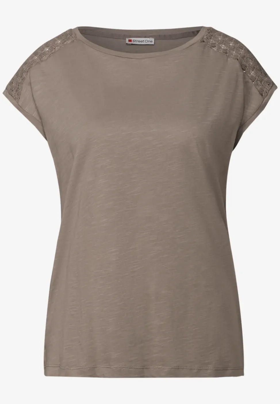 Shirt met kantdetail