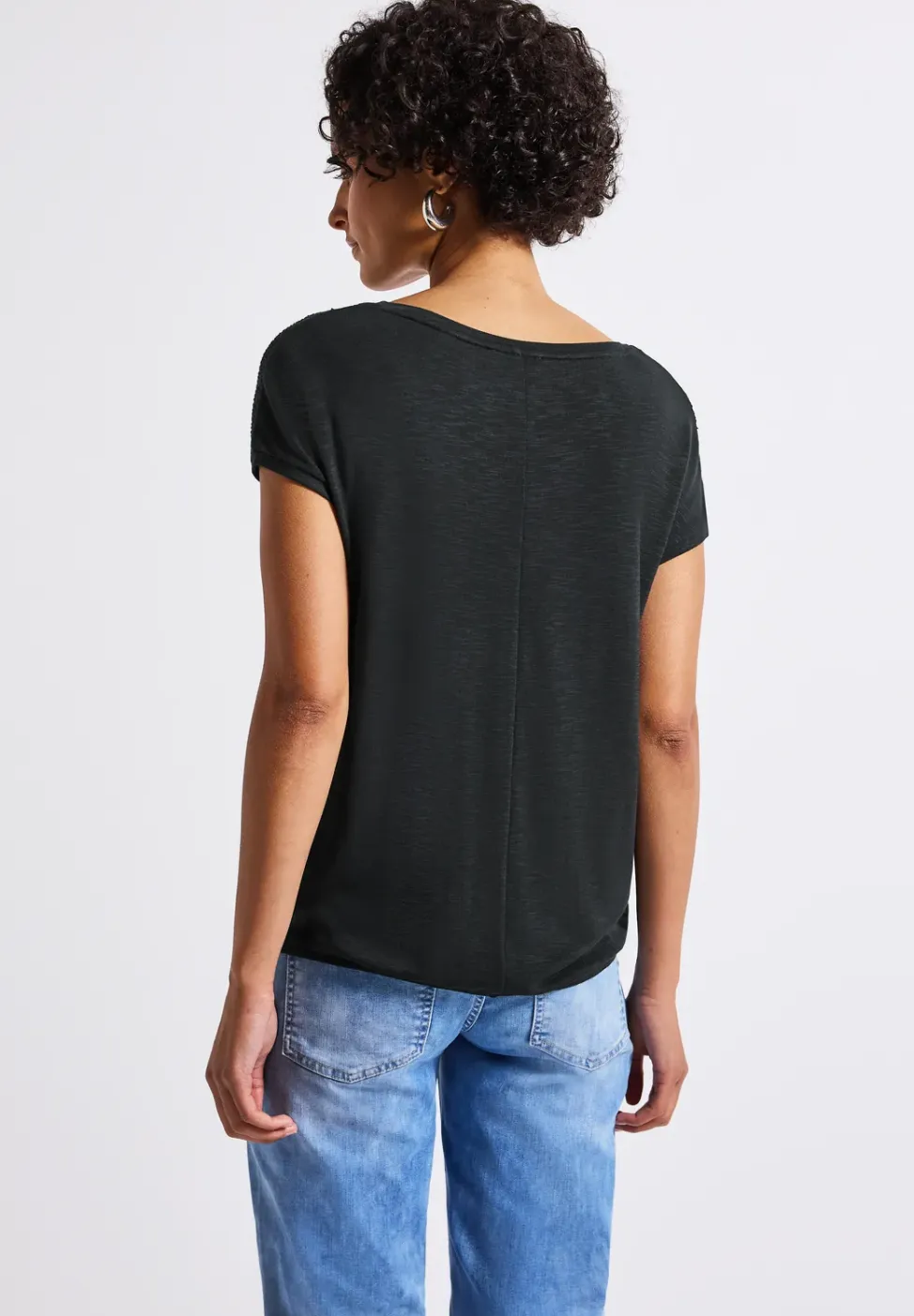 Shirt met kanten details