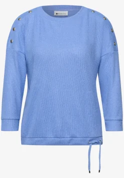 Shirt met knoopdetail