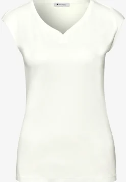 Shirt met knoopdetail