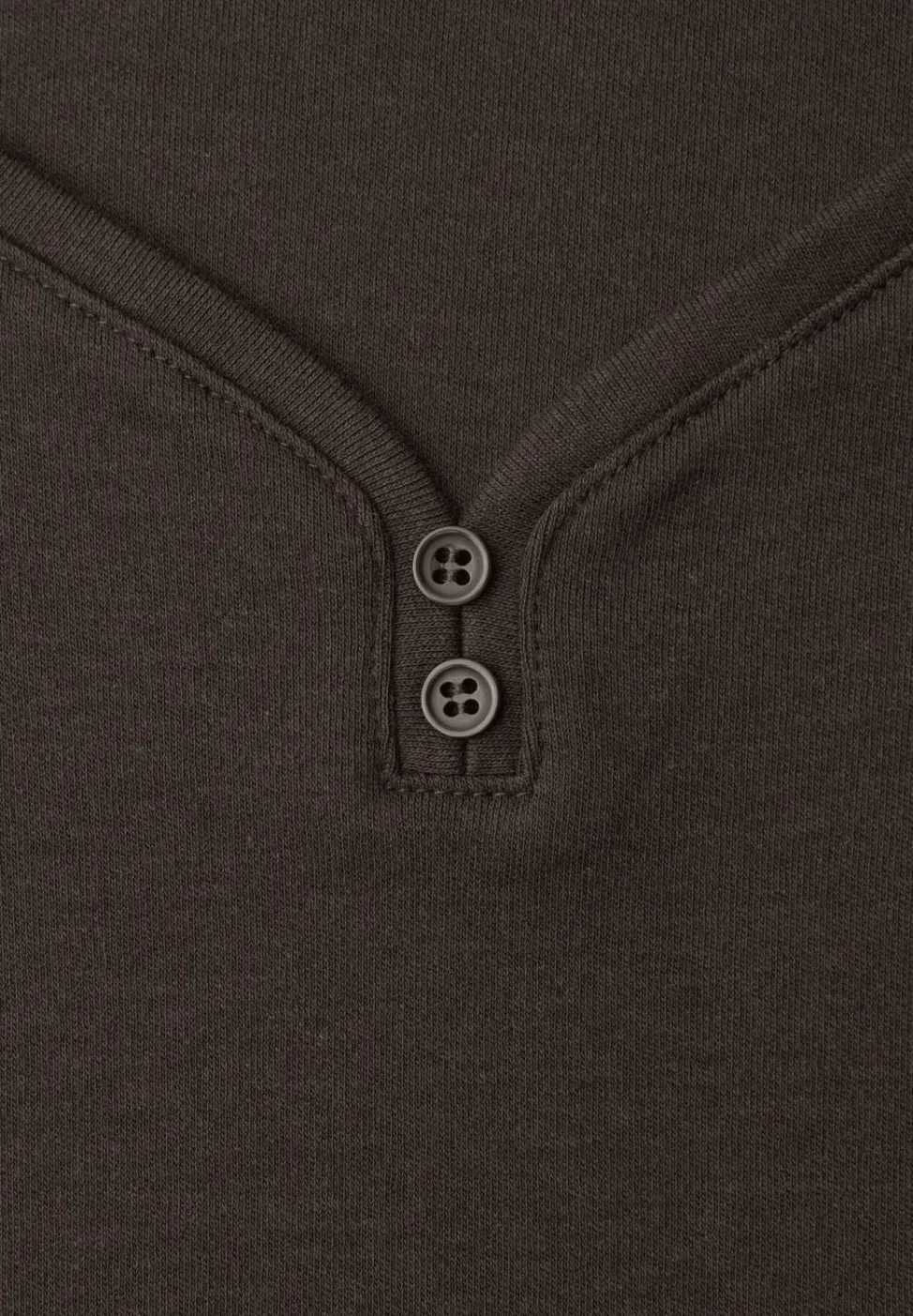 Shirt met knoopdetail