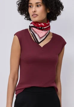 Shirt met knoopdetail