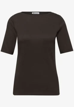Shirt met knoopdetail