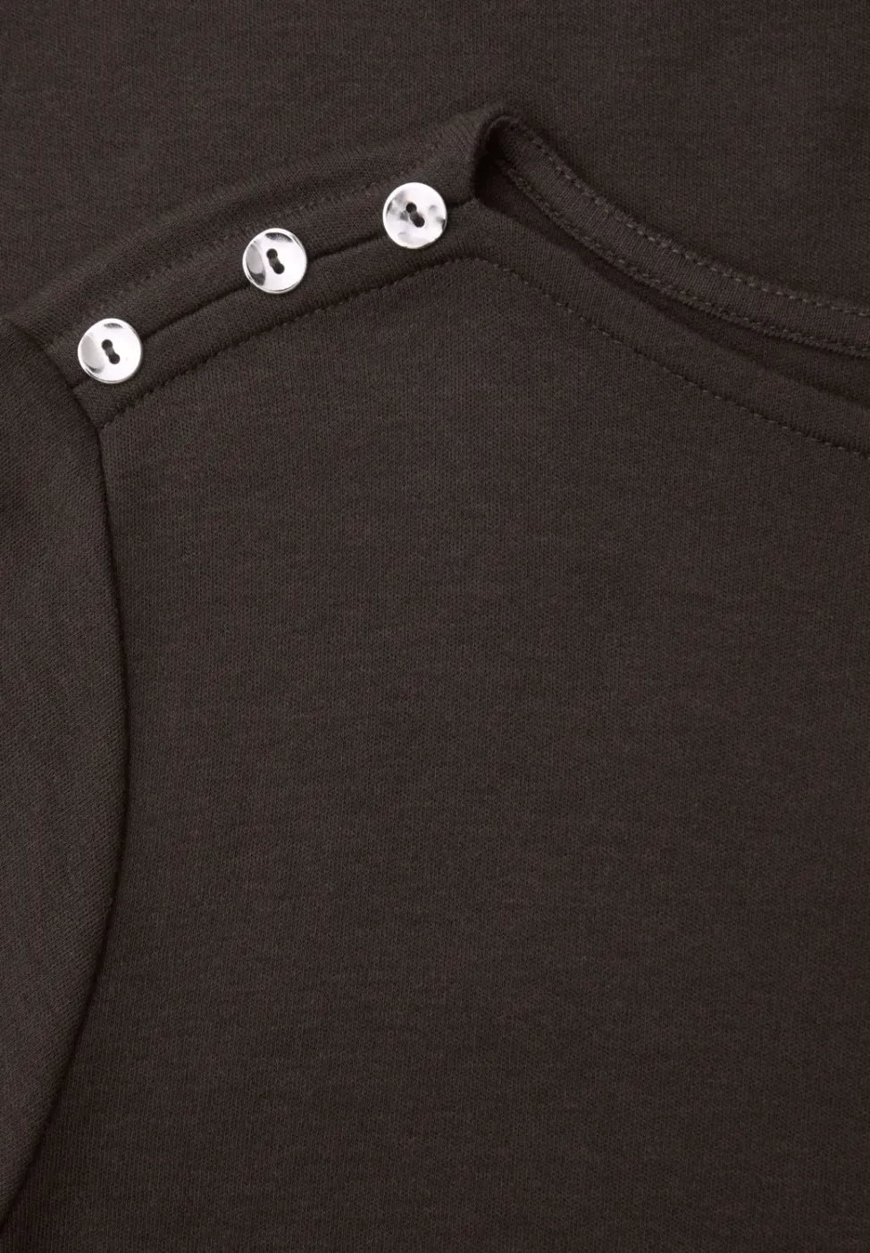 Shirt met knoopdetail