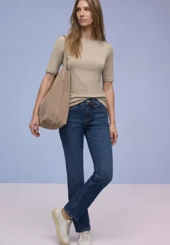 Shirt met knoopdetail