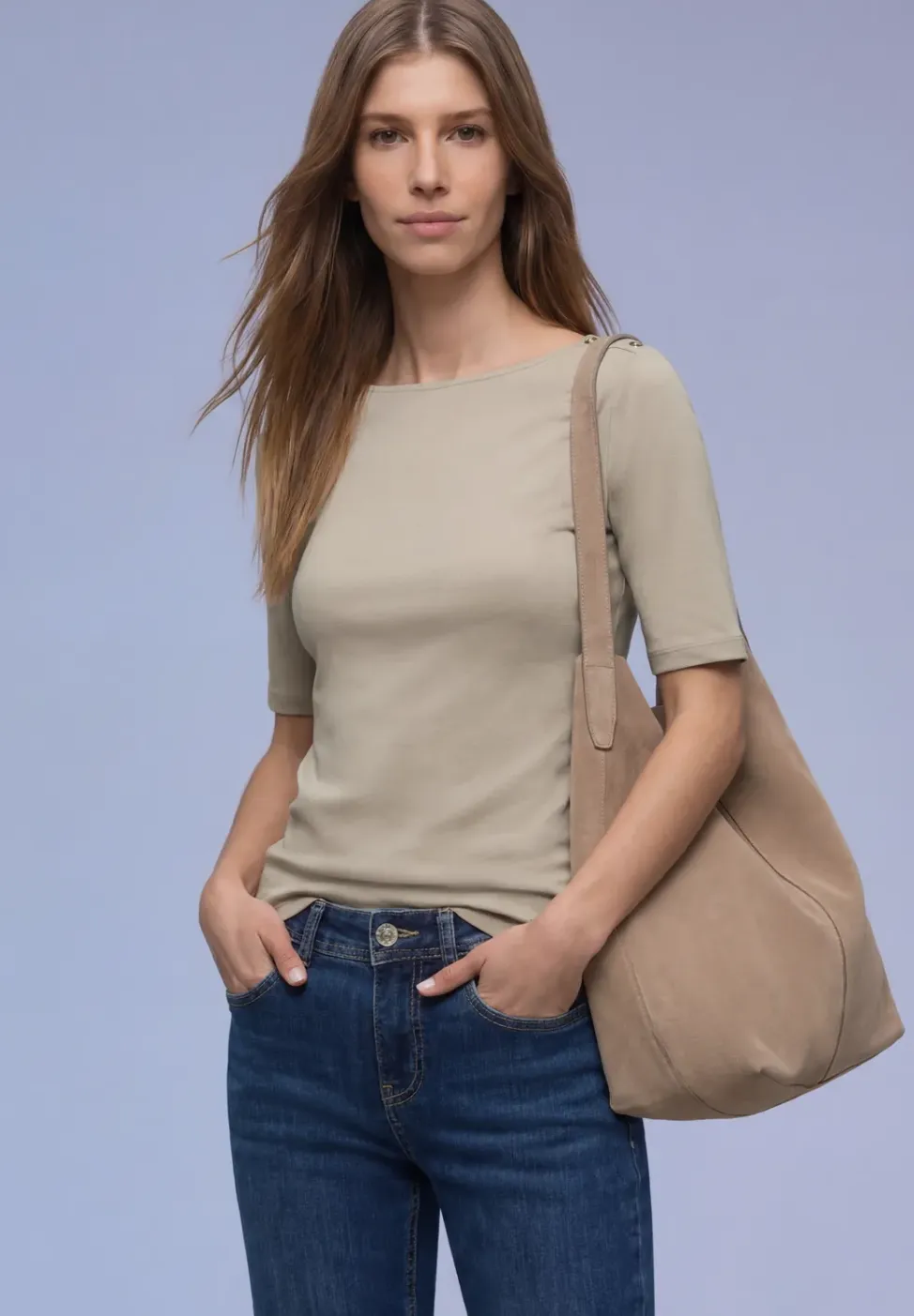 Shirt met knoopdetail