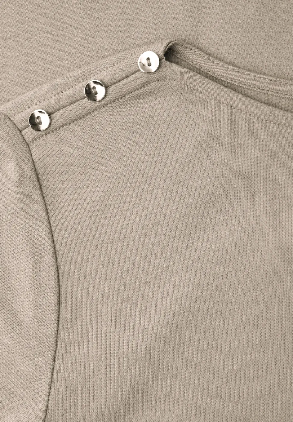 Shirt met knoopdetail