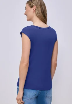 Shirt met knoopdetail