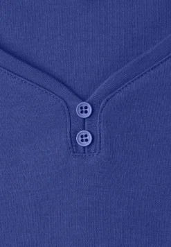 Shirt met knoopdetail