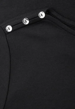 Shirt met knoopdetail
