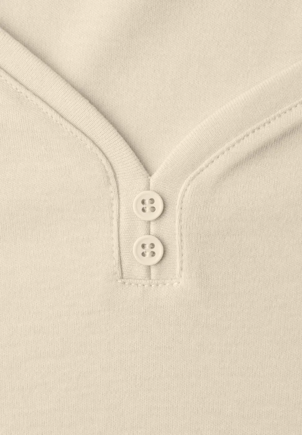 Shirt met knoopdetail