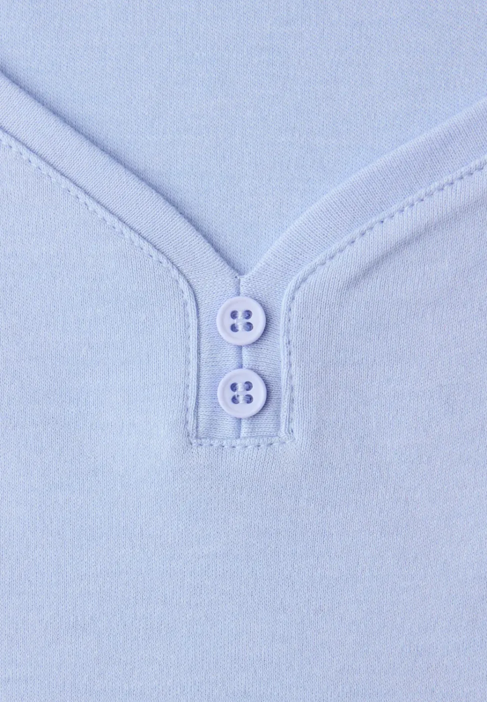 Shirt met knoopdetail