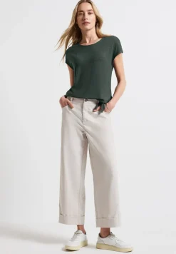 Shirt met knoopdetail