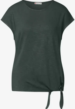 Shirt met knoopdetail