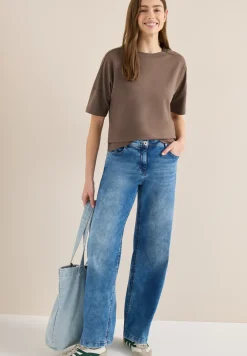 Shirt met knoopdetail
